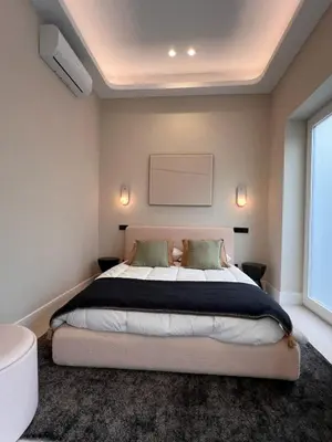 Cama o camas de una habitación en Deluxe apartment in Retiro