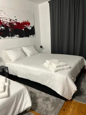 Cama o camas de una habitación en Estudio en Sol (G)