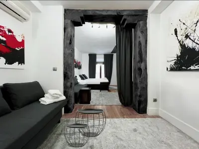 Zona de estar de Estudio en Sol (G)
