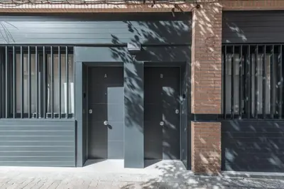 Fachada o entrada de Acogedor Apartamento en Azca QA