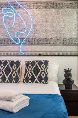 Cama o camas de una habitación en Waou Canalejas es MIA - Corta Duración