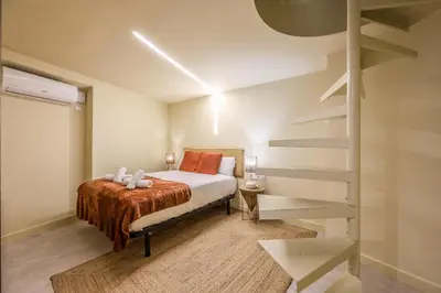 Cama o camas de una habitación en Enjoy your Best Stay in the Center of Madrid