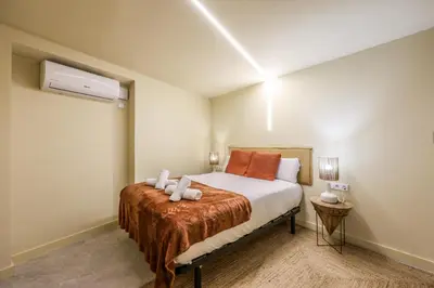 Cama o camas de una habitación en Enjoy your Best Stay in the Center of Madrid