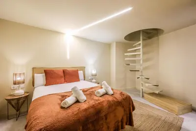 Cama o camas de una habitación en Enjoy your Best Stay in the Center of Madrid