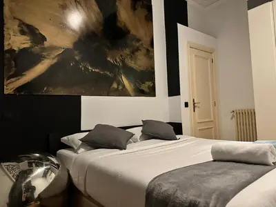 Cama o camas de una habitación en Suite Madrid (B4)