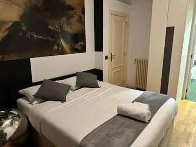 Cama o camas de una habitación en Suite Madrid (B4)
