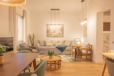Zona de estar de Temporary central apartment in the Retiro Temporal IBI385A