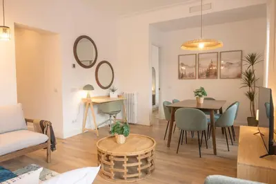 Zona de estar de Temporary central apartment in the Retiro Temporal IBI385A
