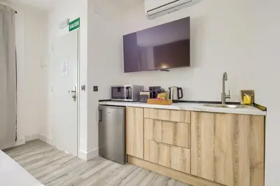 Una cocina o zona de cocina en Dobo Madrid Lucero
