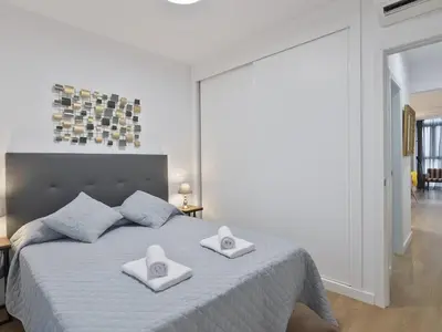 Cama o camas de una habitación en Alcam Madrid Palencia