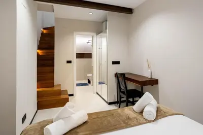 Cama o camas de una habitación en New & Cozy in Chamberi Malasaña