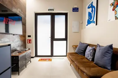 Zona de estar de New & Cozy in Chamberi Malasaña