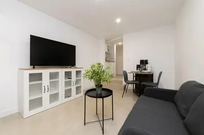 Una televisión o centro de entretenimiento en Regency VIII - Ferga Suites