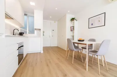 Una cocina o zona de cocina en Remarkable 1BR with lovely decor in Chueca