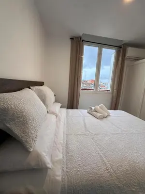Cama o camas de una habitación en Apartamento Centro Madrid