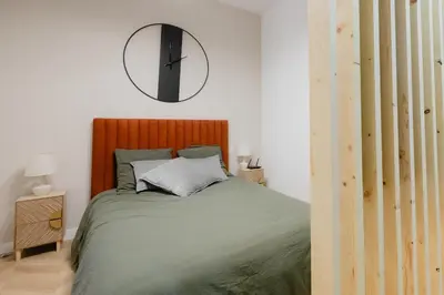 Cama o camas de una habitación en Luxury central apartment