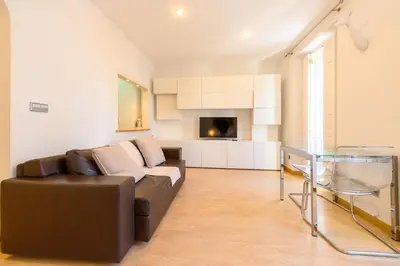 Zona de estar de Lovely apartment temporal Madrid Centro SBE282D