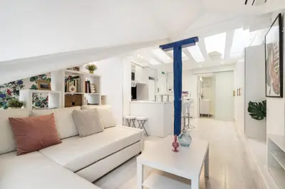 Zona de estar de Charming Apartment in Heart of Madrid