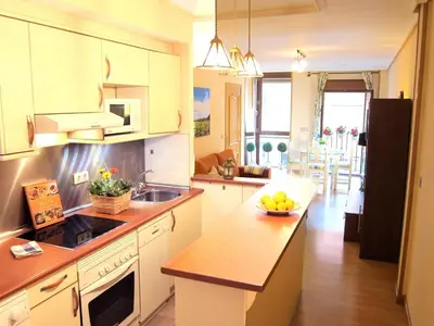 Una cocina o zona de cocina en Tranquilo, céntrico y luminoso