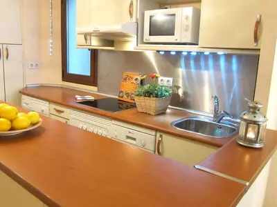 Una cocina o zona de cocina en Tranquilo, céntrico y luminoso