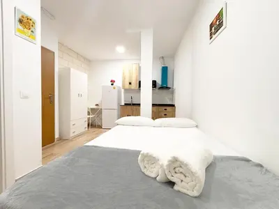 Cama o camas de una habitación en Céntrico, luminoso y nuevo