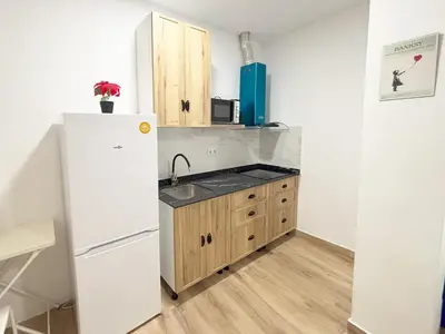 Una cocina o zona de cocina en Céntrico, luminoso y nuevo