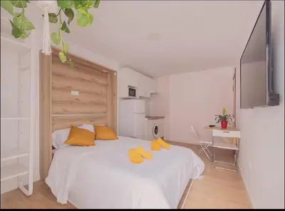 Cama o camas de una habitación en wood 4