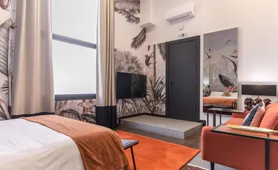 Cama o camas de una habitación en Casa Debod
