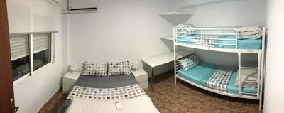 Cama o camas de una habitación en Alojamiento entero céntrico