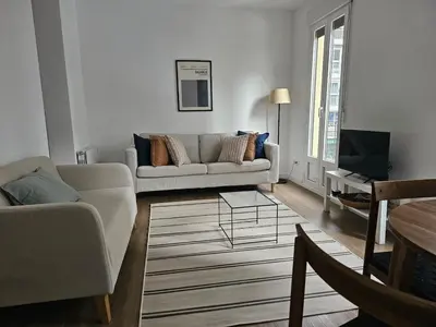 Zona de estar de Cozy Apartment Madrid