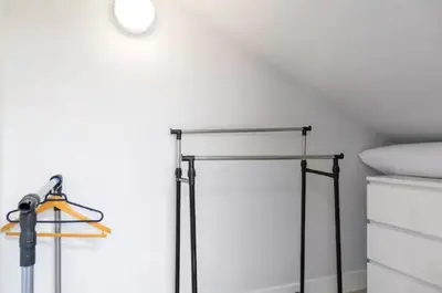 Cama o camas de una habitación en Ático con estilo en Madrid
