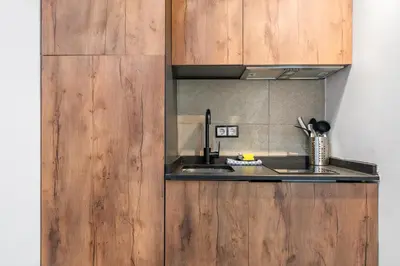 Una cocina o zona de cocina en Charming flat in Madrid Rio - Monedero
