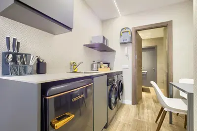 Una cocina o zona de cocina en Dobo Madrid Río