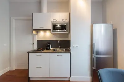 Una cocina o zona de cocina en Gran Vía Exclusive Apartamento Temporal