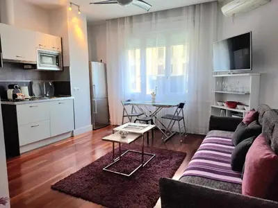 Una cocina o zona de cocina en Gran Vía Exclusive Apartamento Temporal