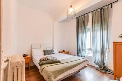 Cama o camas de una habitación en AH -Tu piso ideal en Retiro - Moderno y con estilo