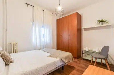 Cama o camas de una habitación en AH -Tu piso ideal en Retiro - Moderno y con estilo
