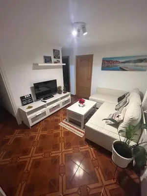 Una televisión o centro de entretenimiento en Apartment in Madrid Río, céntrico