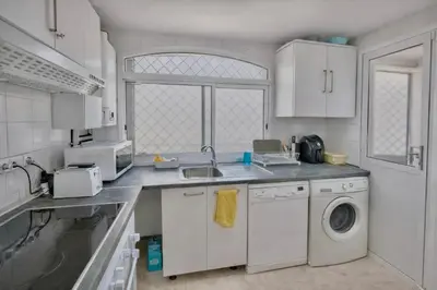 Una cocina o zona de cocina en Apartment in Madrid Río, céntrico