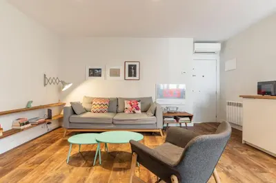 Zona de estar de Modern stylish -1BD 1BATH-Lavapiés