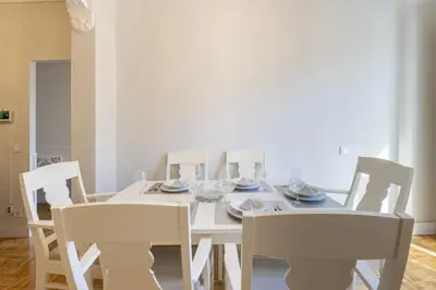 Zona de estar de Cozy apartment with balconies in the center of Temporal TOL254