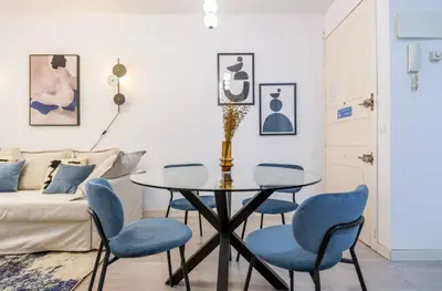 Zona de estar de AH - Atocha Loft con encanto - Diseño y localización top