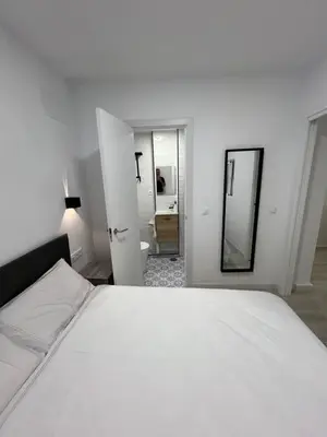 Cama o camas de una habitación en The new gallery
