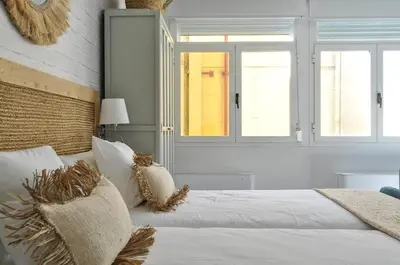 Cama o camas de una habitación en Fantastic Studio in Puerta del Sol