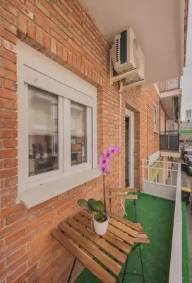 Un balcón o terraza de Wood 3