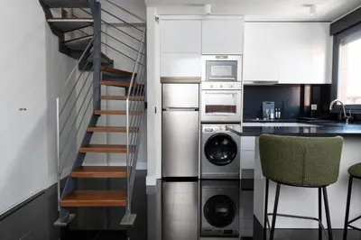 Una cocina o zona de cocina en My Suite Madrid