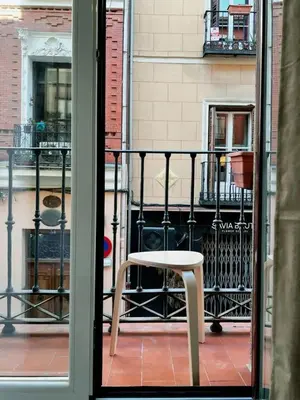 Un balcón o terraza de Plaza España Rooms A