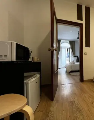 Cama o camas de una habitación en Plaza España B