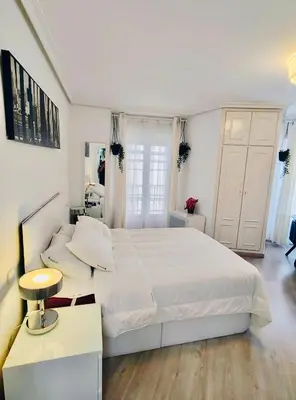 Cama o camas de una habitación en MADRID CENTRO apartamento en GRAN VÍA - CALLAO - SOL