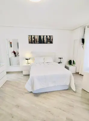 Cama o camas de una habitación en MADRID CENTRO apartamento en GRAN VÍA - CALLAO - SOL